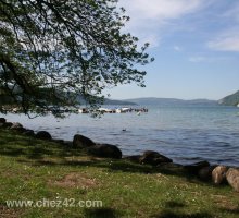 The shore at Duingt, Lake Annecy