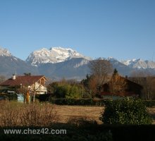 Vue de La Tournette depuis chez42