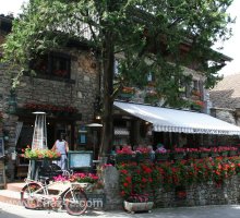 Restaurant in Yvoire, medieval village