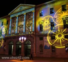 L'Hôtel de Ville illuminé à Noël, Annecy