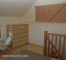 Chez42, chambre principale à l'étage mezzanine