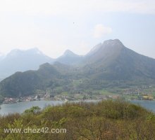 Vue du Taillefer depuis le Roc de Chère