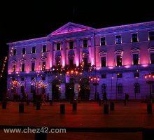 Annecy town hall at Christmas